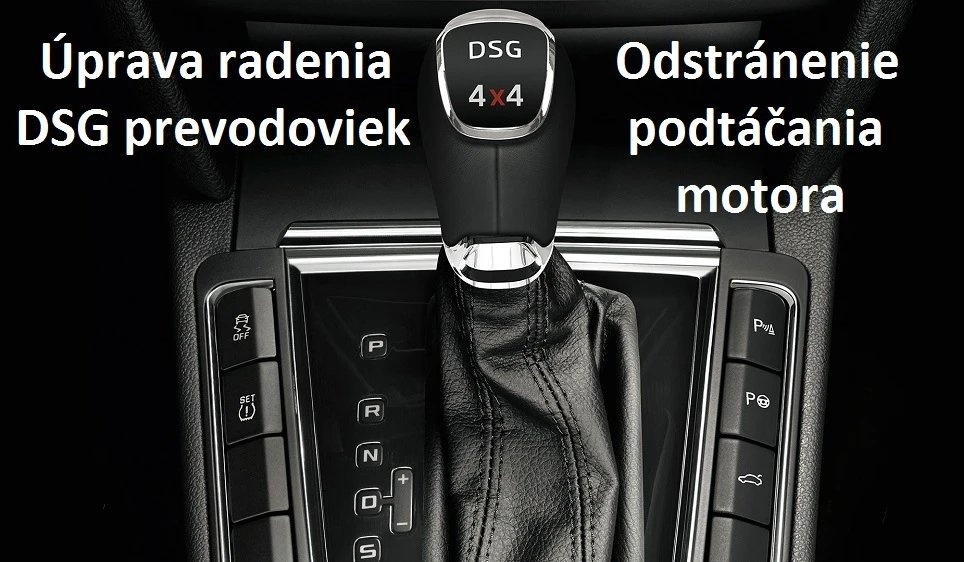 Úprava radenia DSG prevodoviek DQ200/DQ250/DQ381/DQ500