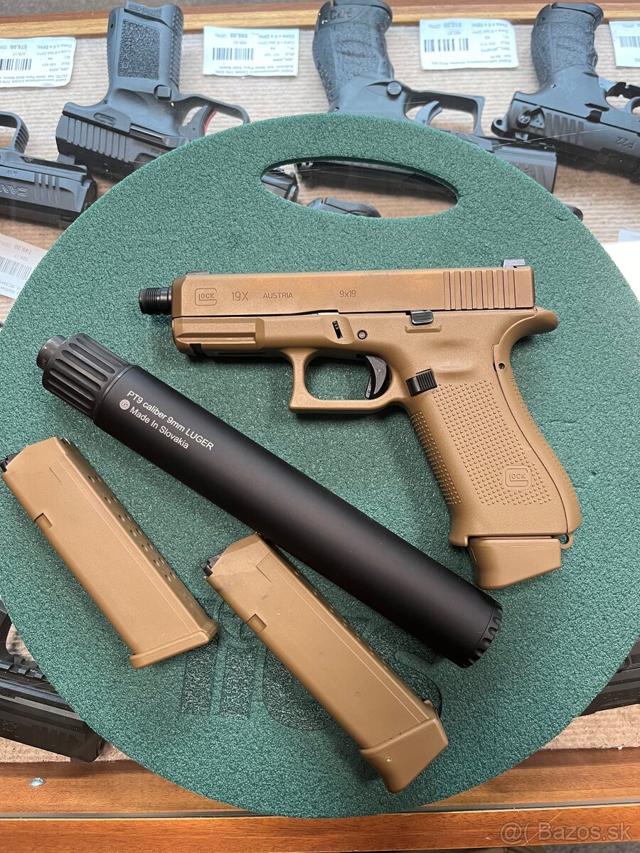 Ponúkame na predaj pištoľ samonabíjaciu Glock 19x kal:.9x19