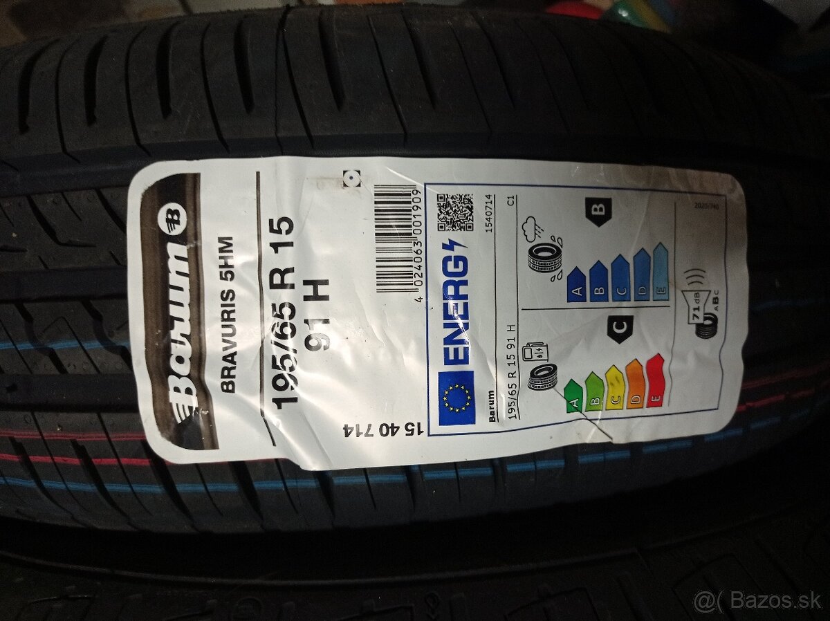 Pneu Barum 195/65 R15 91H letné