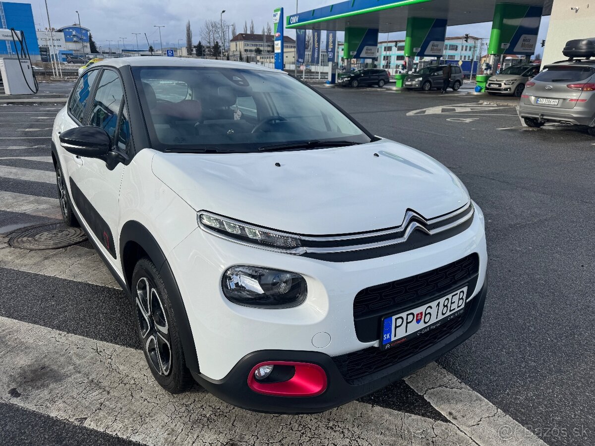 Citroen C3 1.2VTi 60 kW navi klíma servisná knižka