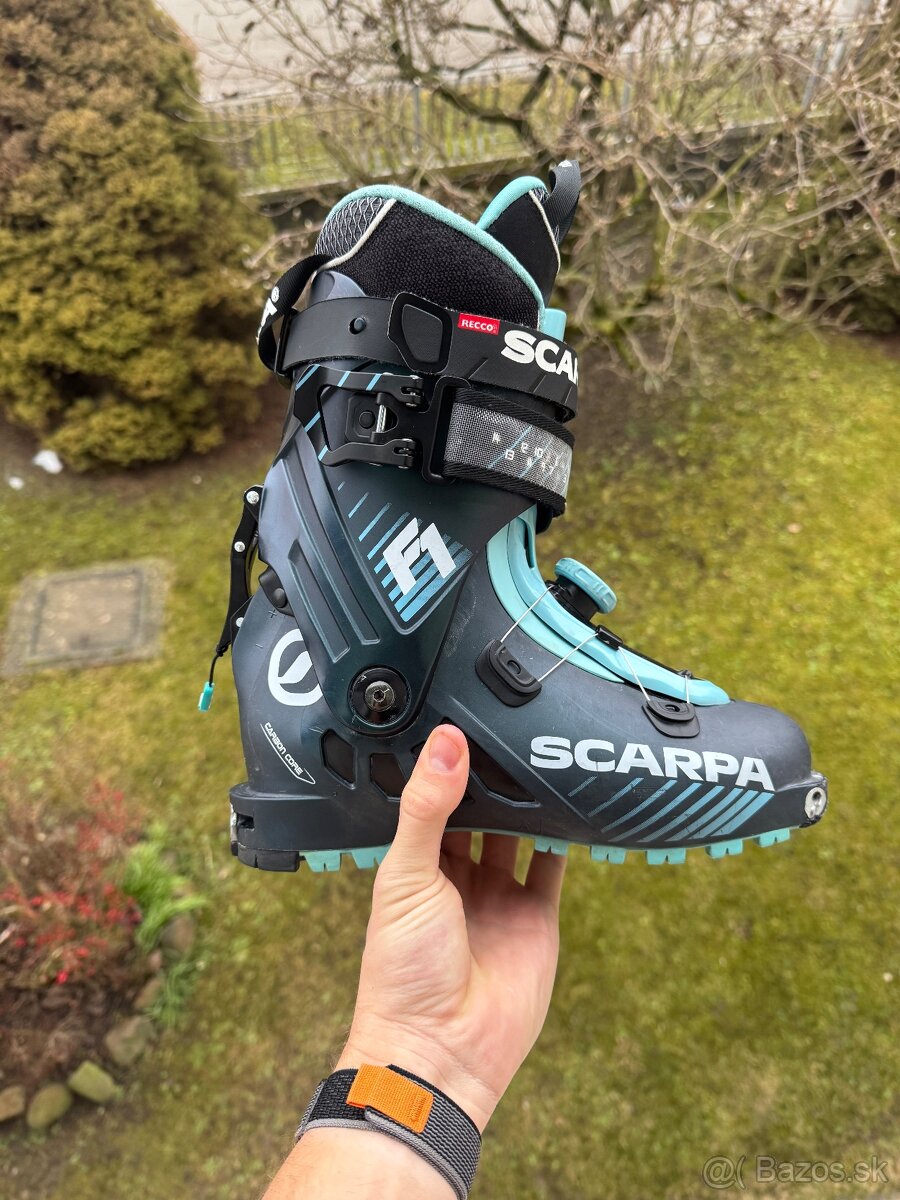 Dámske skialp lyziarky Scarpa F1 245mm