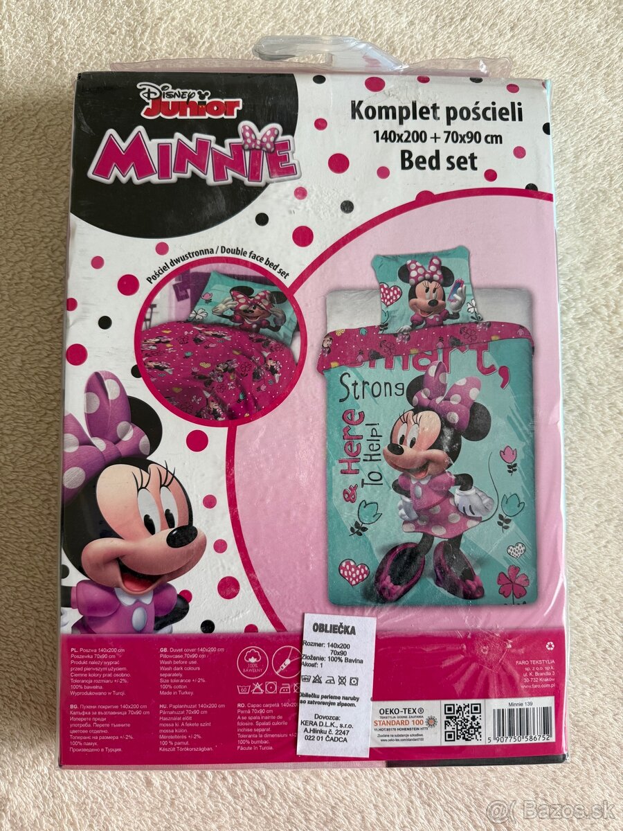 Detské obliečky Minnie