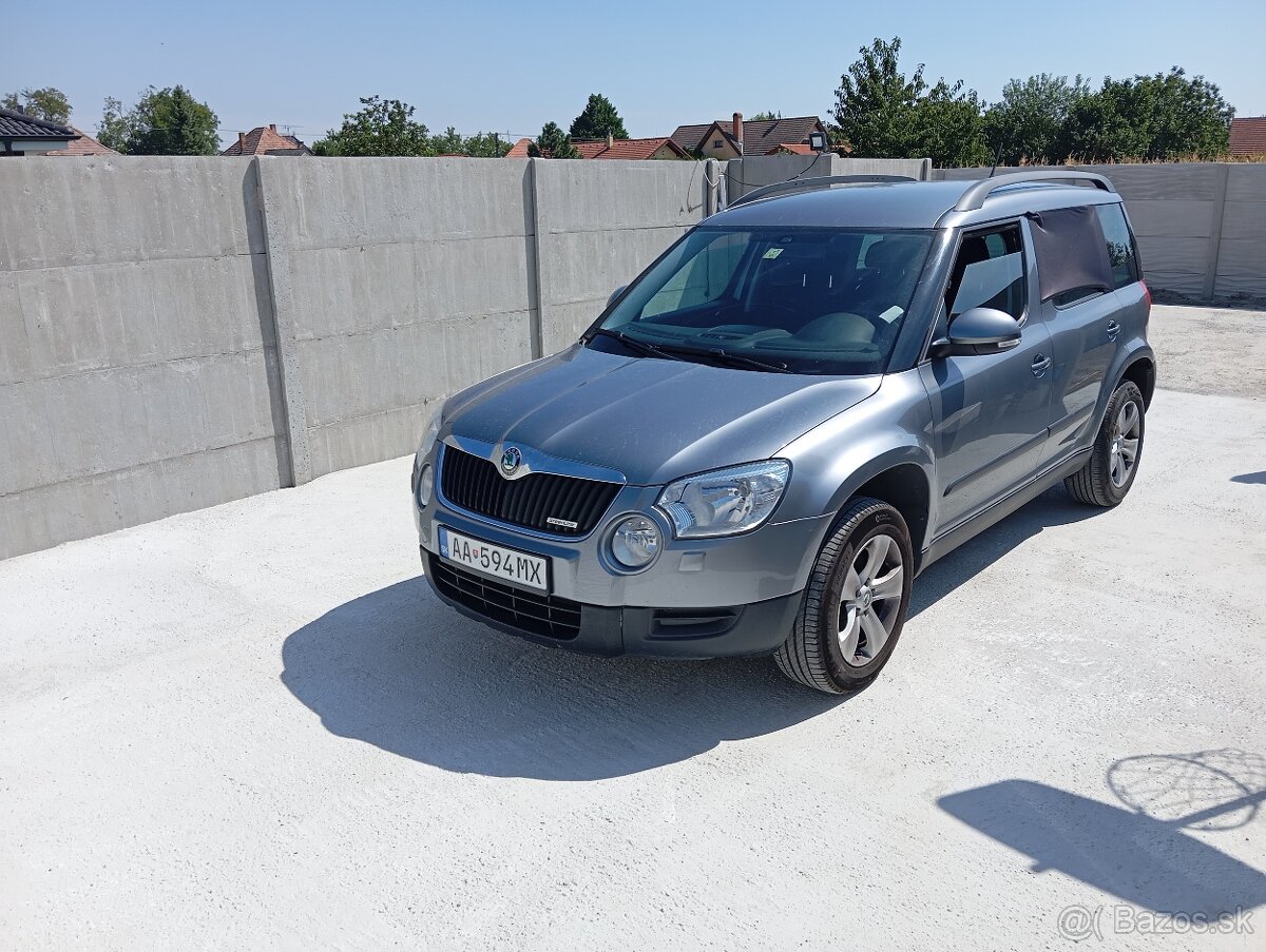 Skoda Yeti 1,6 tdi 77kw