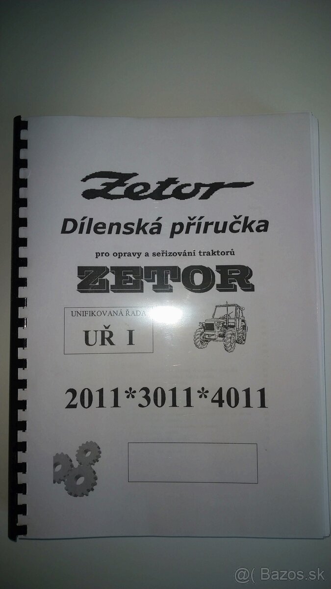 Zetor 2011,3011,4011 dielenská príručka