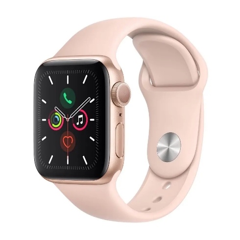 Predám Apple Watch Series 5 40mm Gold, Pink Sand Sport Band