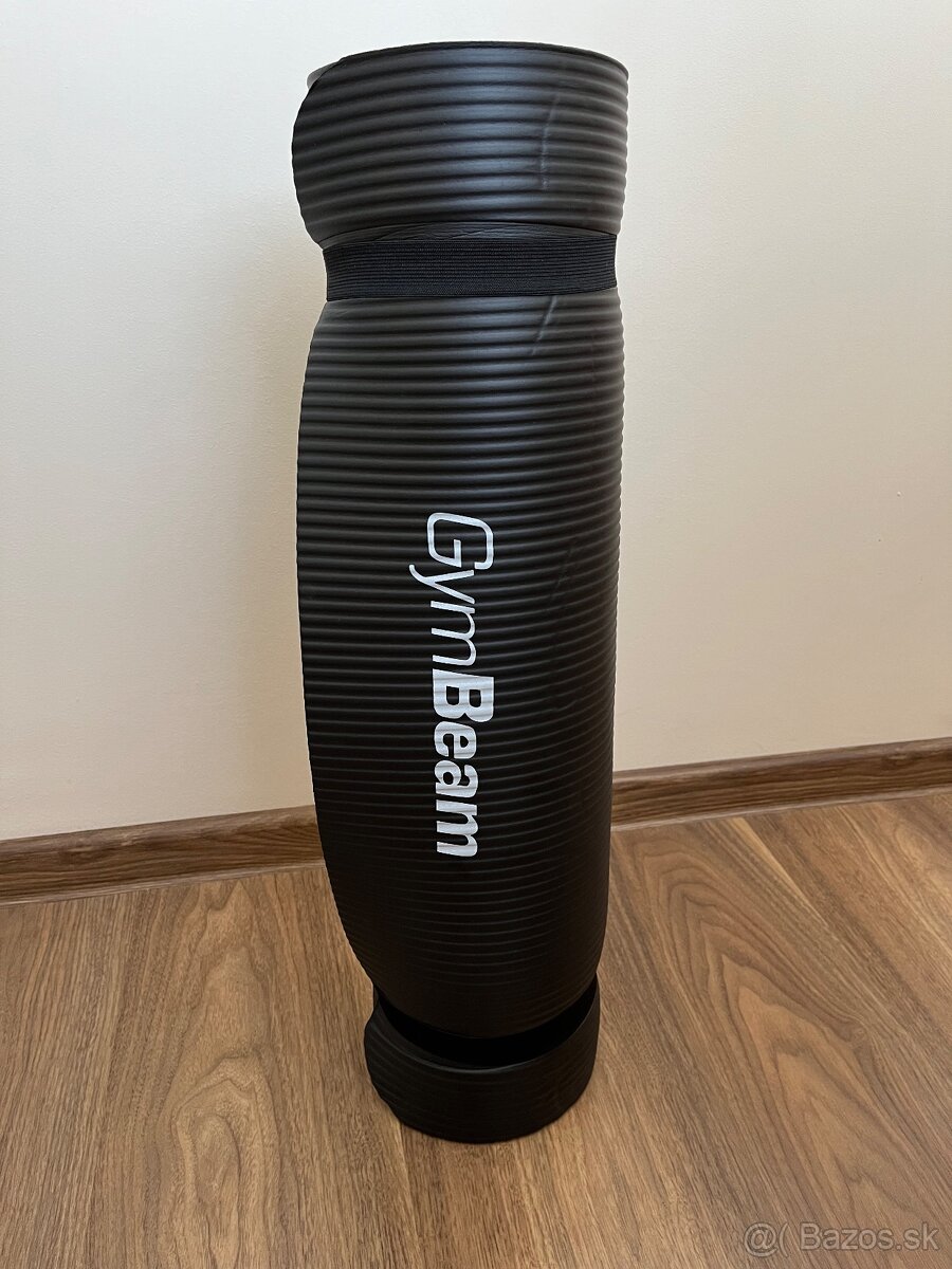 PODLOŽKA NA CVIČENIE YOGA MAT BLACK - GYM BEAM