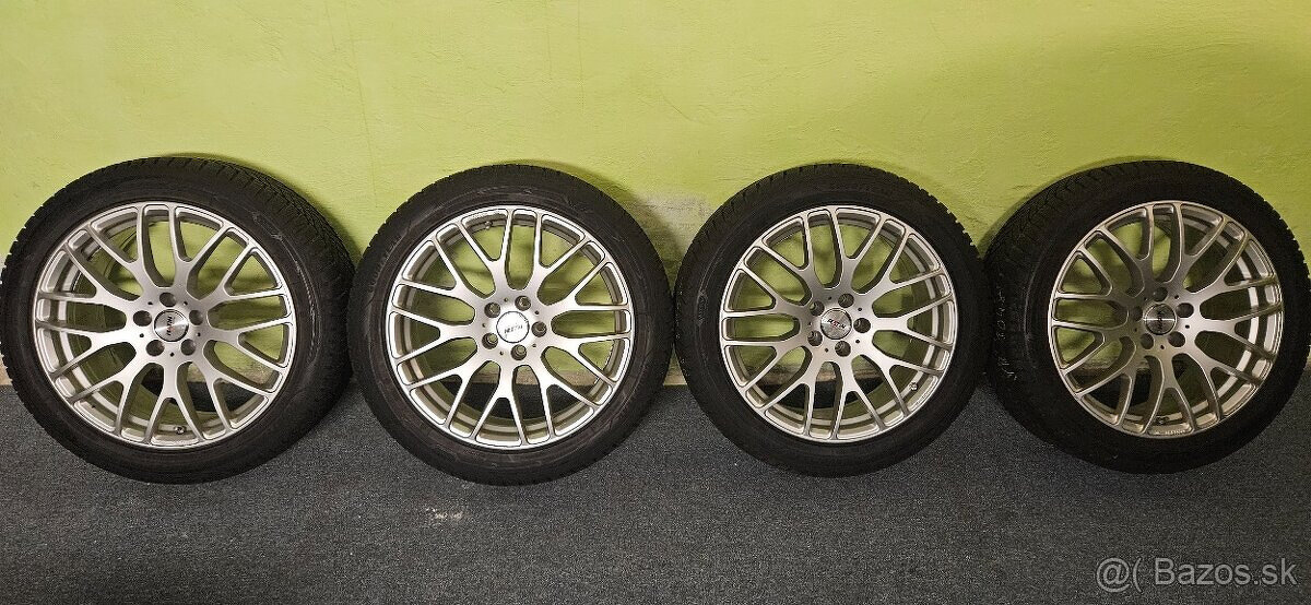 Alu.Platin 5x112 R19+pneu Goodyear 245/45r19 zimné