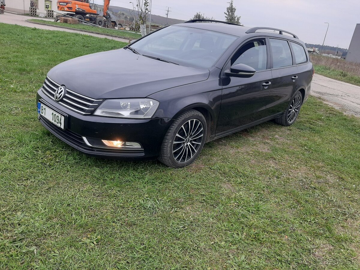 VW Passat B7 1.6 TDI 77kw Kombi Klima .,Model 2011 Nová Stk