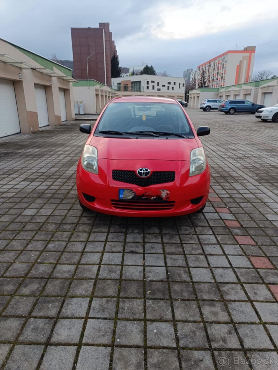 TOYOTA YARIS 1,0 BENZÍN,51KW, 2008, PÔVODNÝ LAK