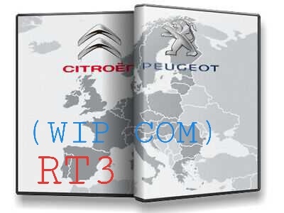Mapy GPS RT3 WIP COM pre vozidlá Peugeot Citroën
