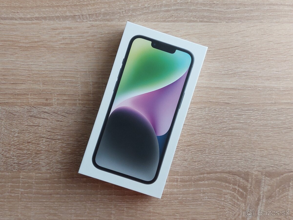 Iphone 14 Midnight (Čierny) NOVÝ, NEROZBALENÝ