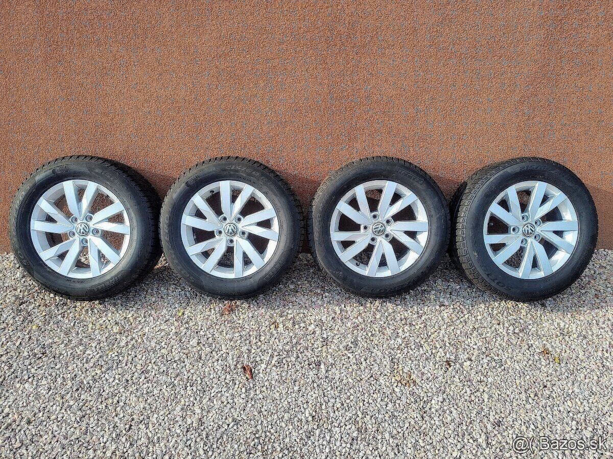 Predám kolesá Volkswagen 5x112 R16+zimné pneumatiky