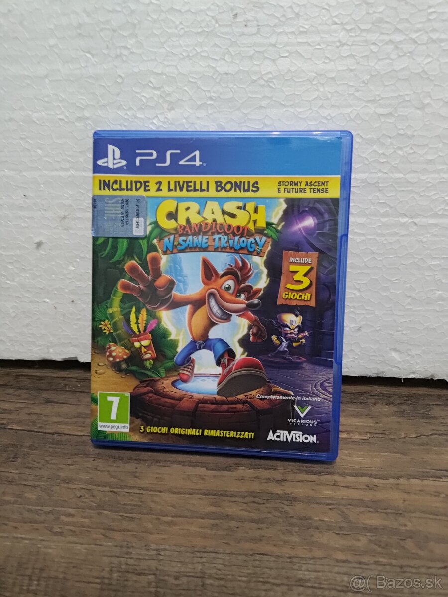 Crash Bendicoot  trilogy (Ps4)