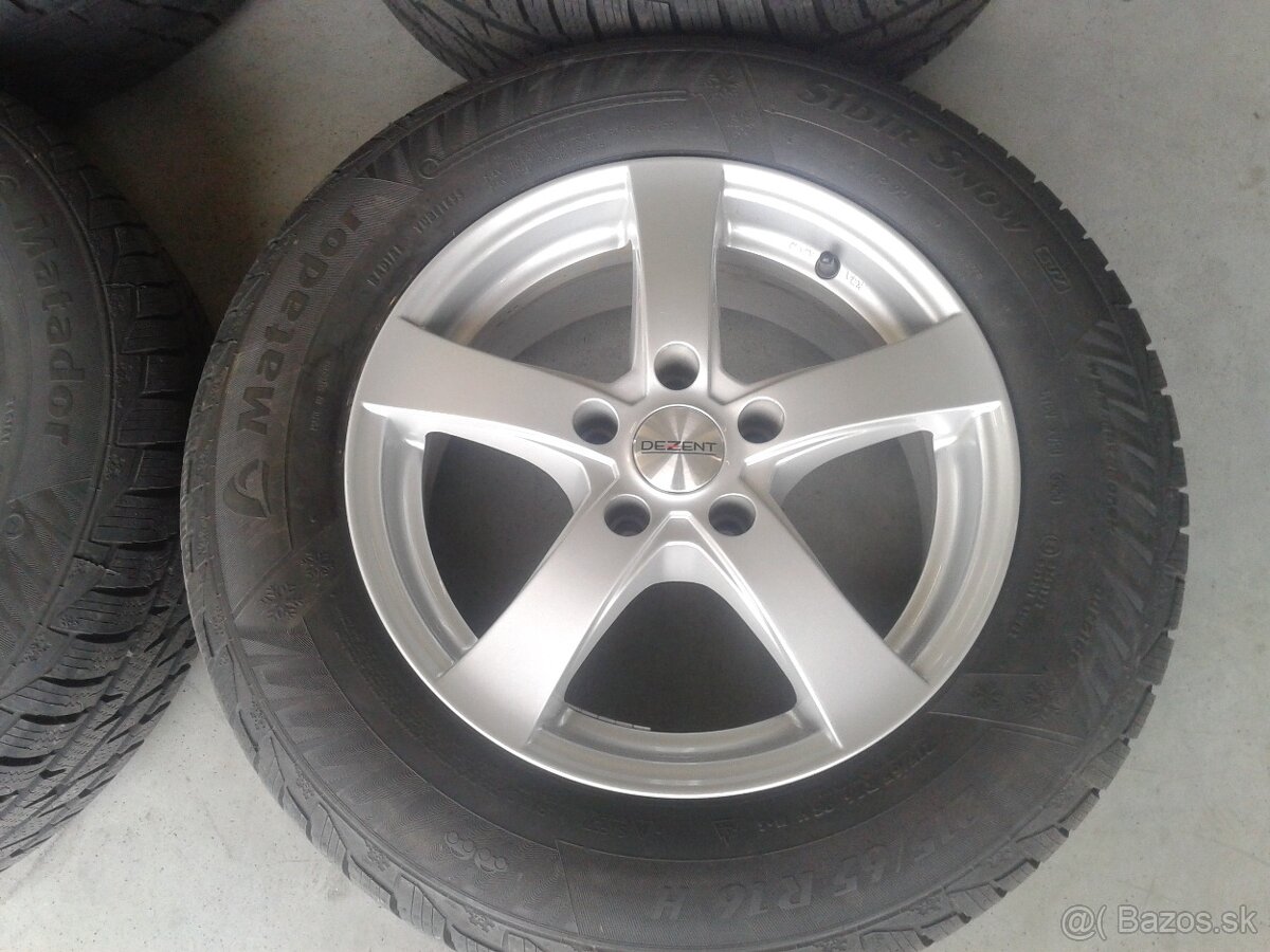 Predam Zimne ALU 5x114,3 R16 7J ET40 DEZENT DACIA DUSTER