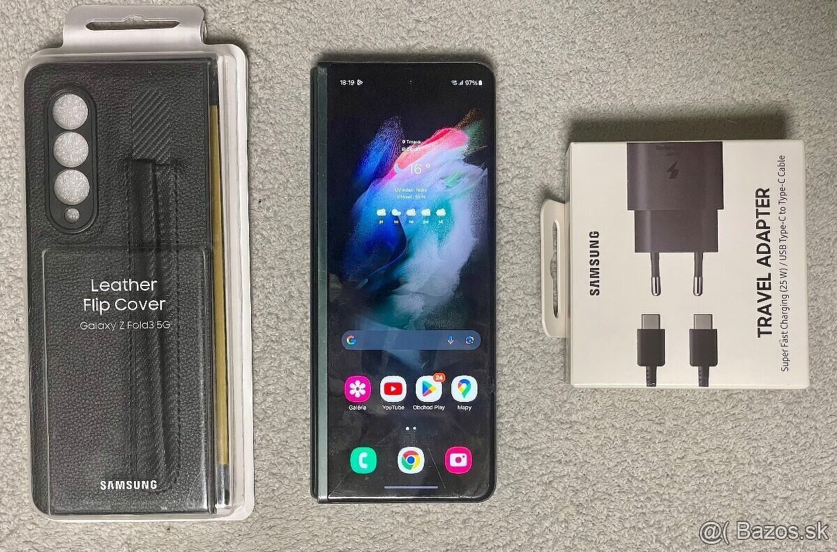 Samsung galaxy z fold 3 čierny 512gb