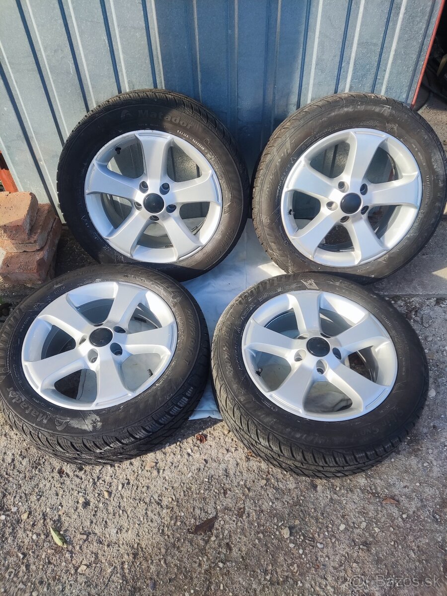 Zimné disky originál VW 5x112 205/55 R16