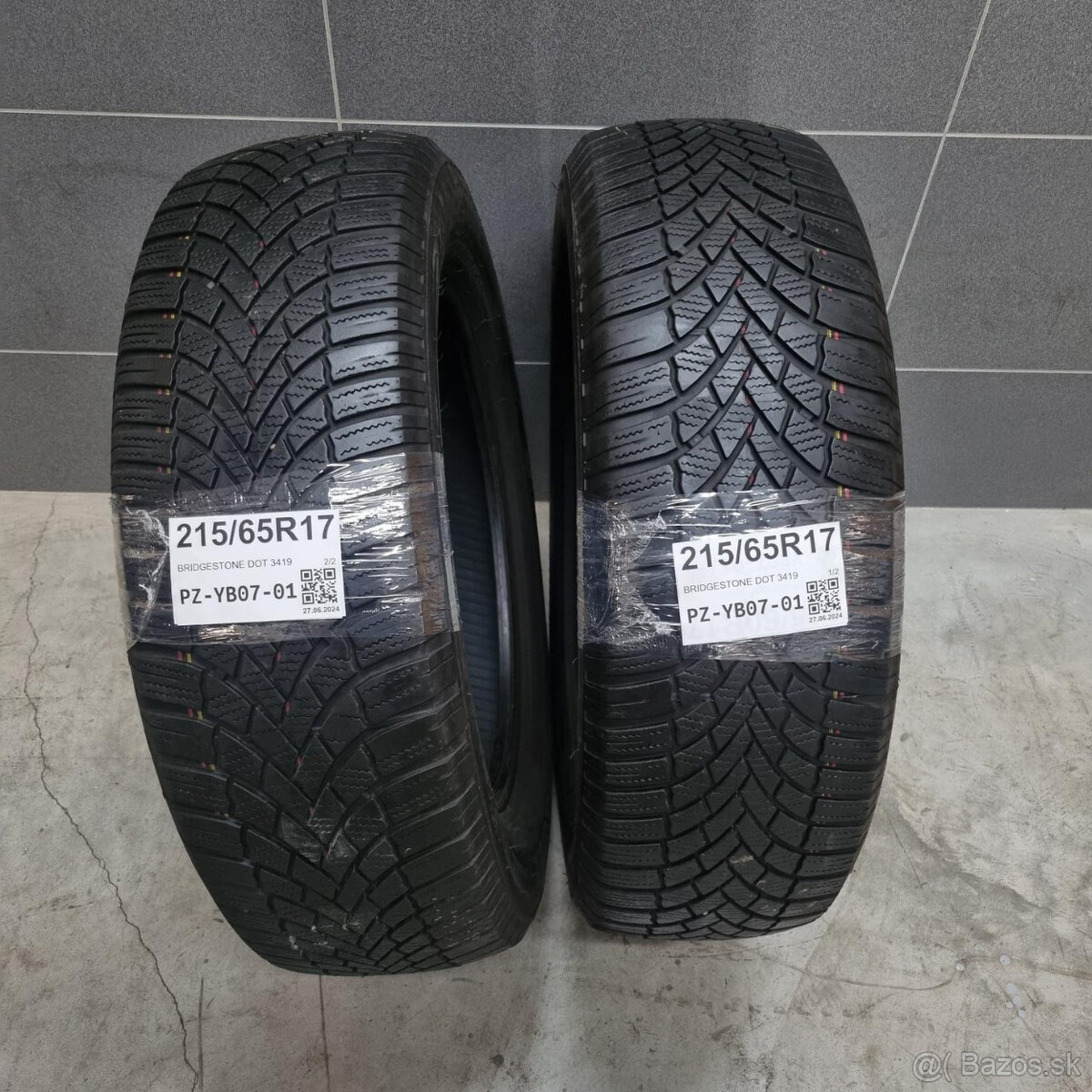 Zimné pneumatiky 215/65 R17 BRIDGESTONE DOT3419