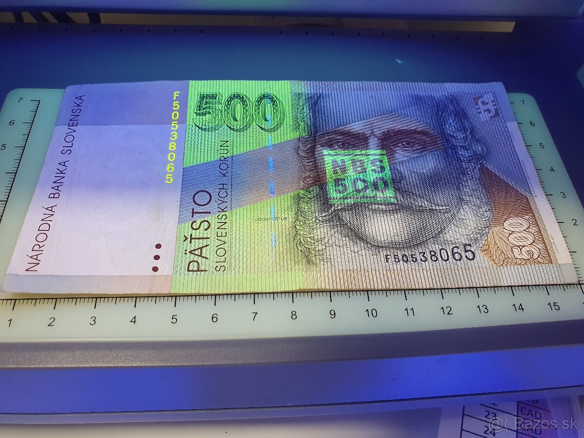 SLOVENSKÁ KORUNA 500 SKK 1996