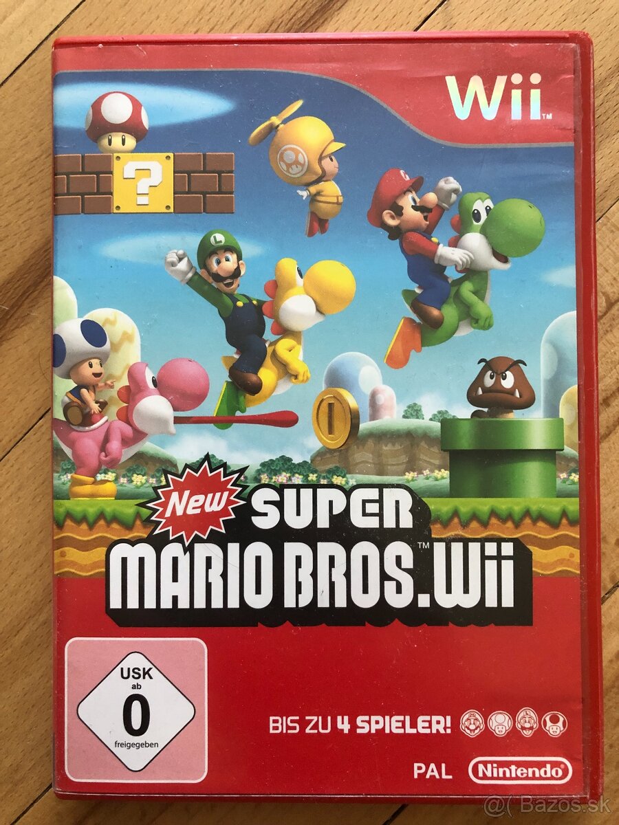 NEW SUPER MARIO BROS. WII (obal + manual)