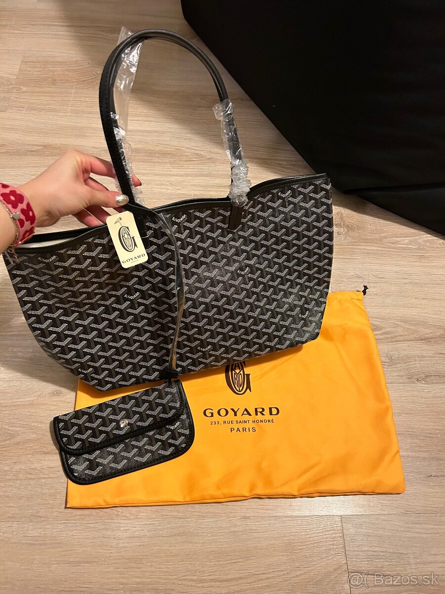 Goyard Saint Loui PM kabelka - čierna (GO10)