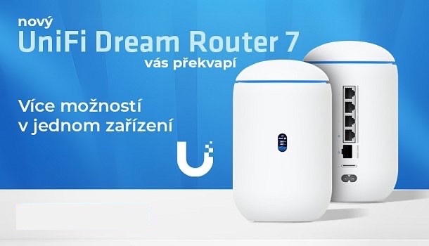 UniFi Dream Router 7 NOVINKA NOVÝ nerozbalený 24 mes. záruka