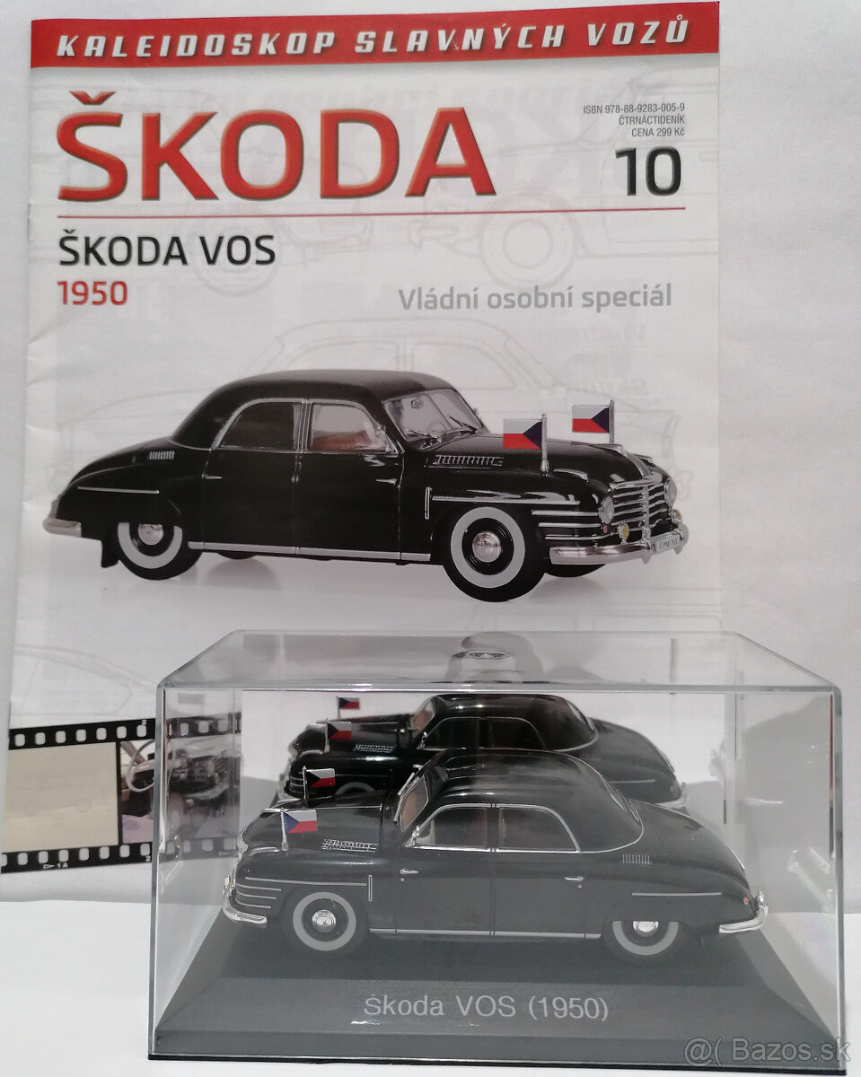 Škoda VOS 1950 1:43 Kaleidoskop slavnich vozu #10
