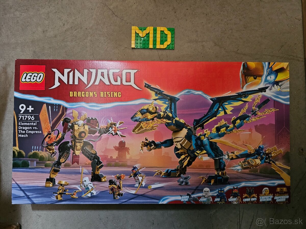 LEGO Ninjago 71796 Živelný drak proti robotovi cisárovnej