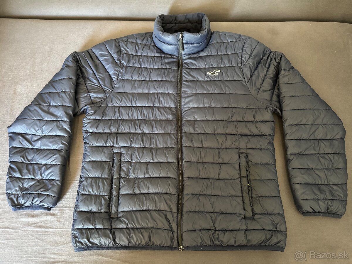 Zimná PUFFER bunda Hollister XL