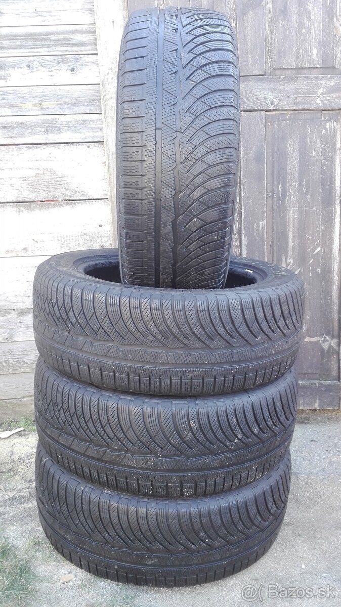 Predám 4 jazdené zimné Michelin Pilot 235/55 R18