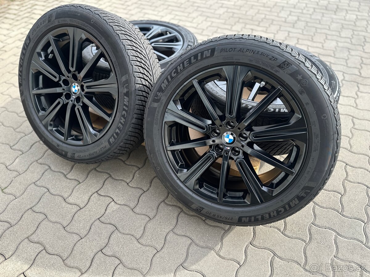 ✅ zánovná BMW originálna zimná sada r20 X5 G05 X6 G06 748M ✅