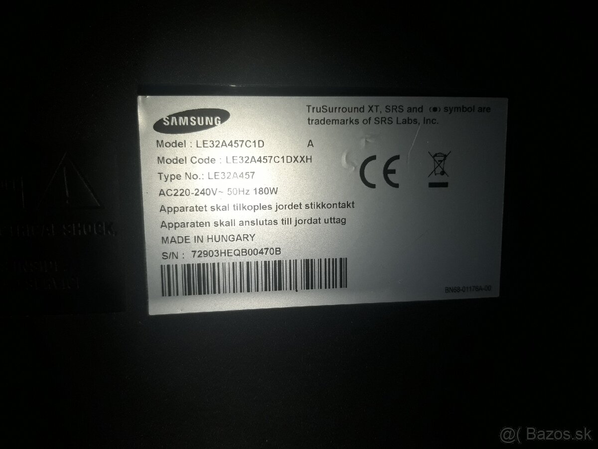 Predám tevízor samsung