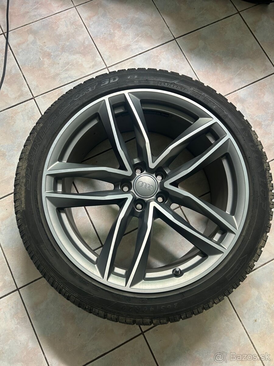 Audi A8/S8 sada kolies Orginal + zimne pneu 265/40 R20