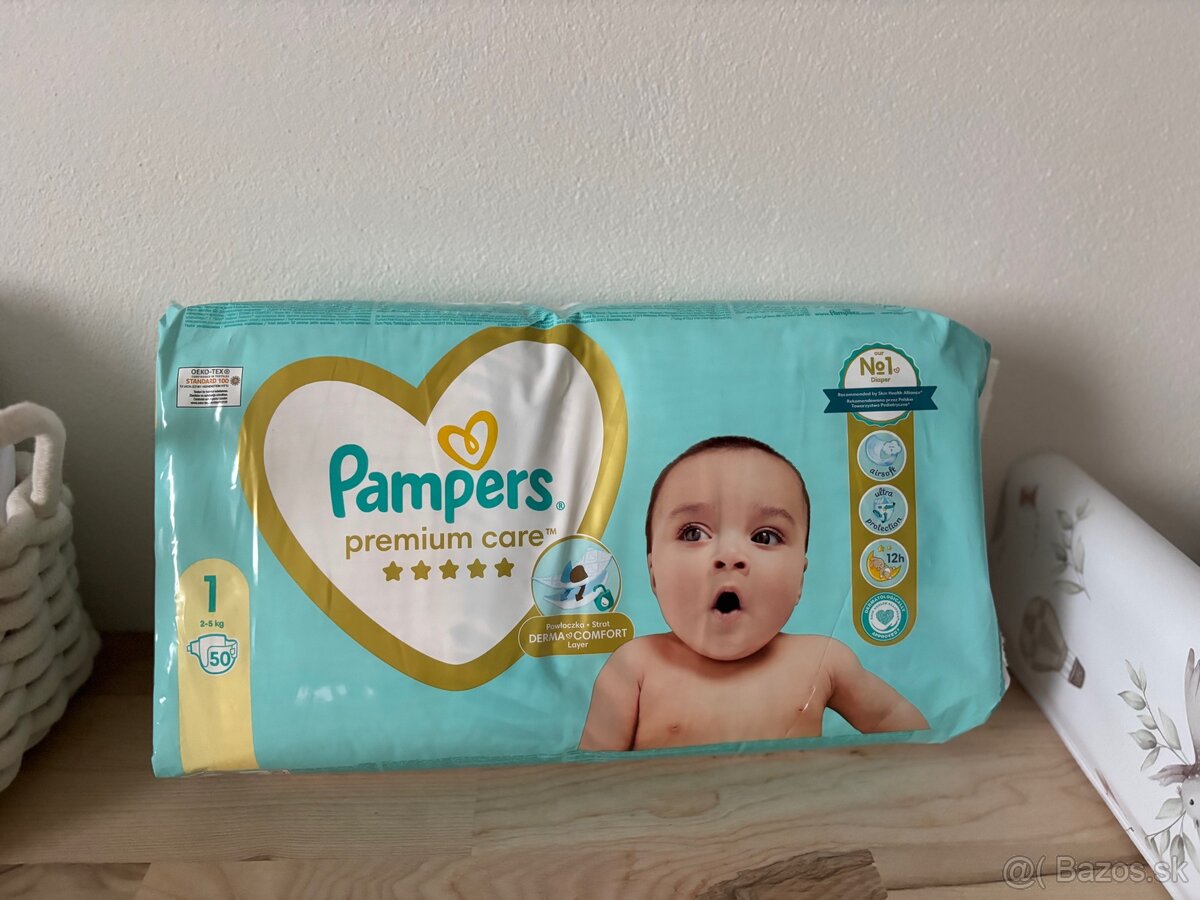 Pampers plienky 1 NOVÉ