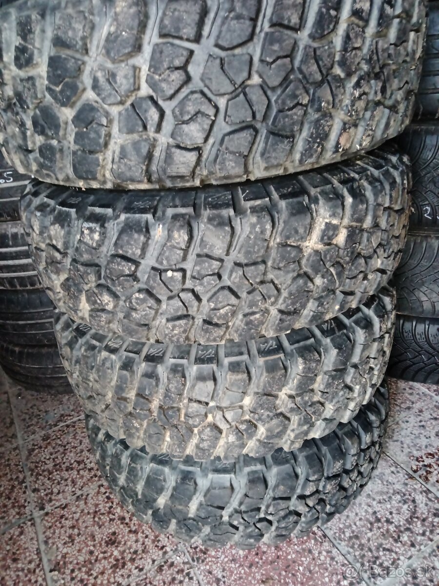 Offroad pneumatiky+al.disky  235/75R15 BF-Goodrich