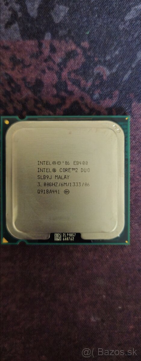 Intel Core2Duo E8400, 3.00GHz / 1333MHz