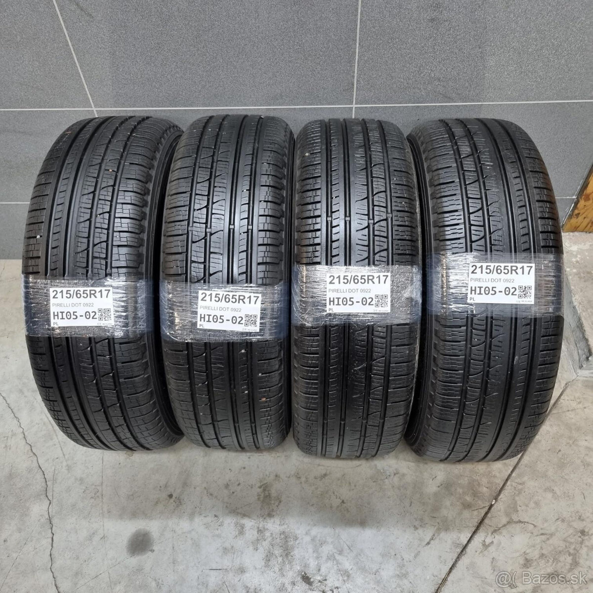 Letné pneumatiky 215/65 R17 PIRELLI DOT0922