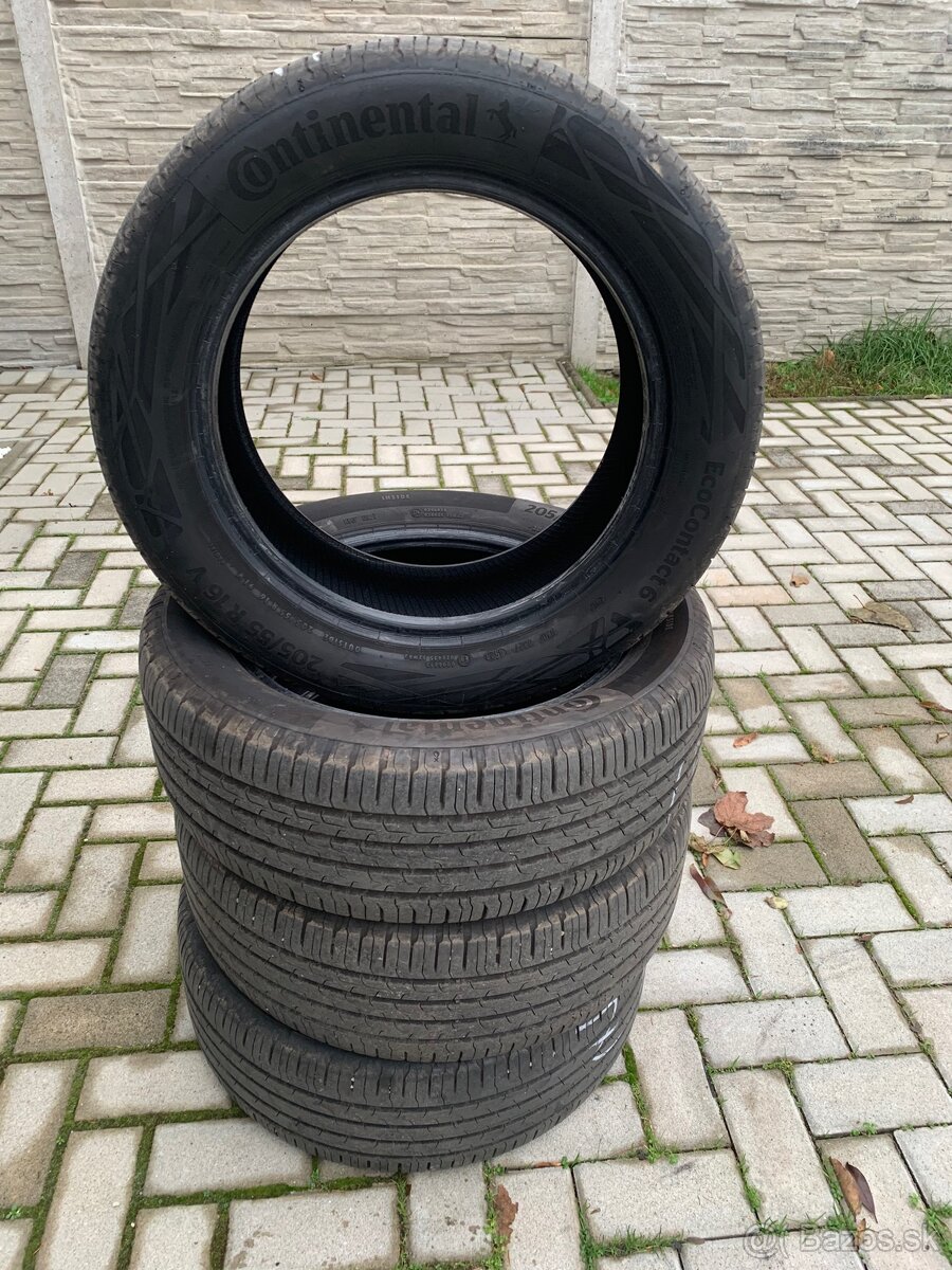 205/55r16 letné pneu Continental