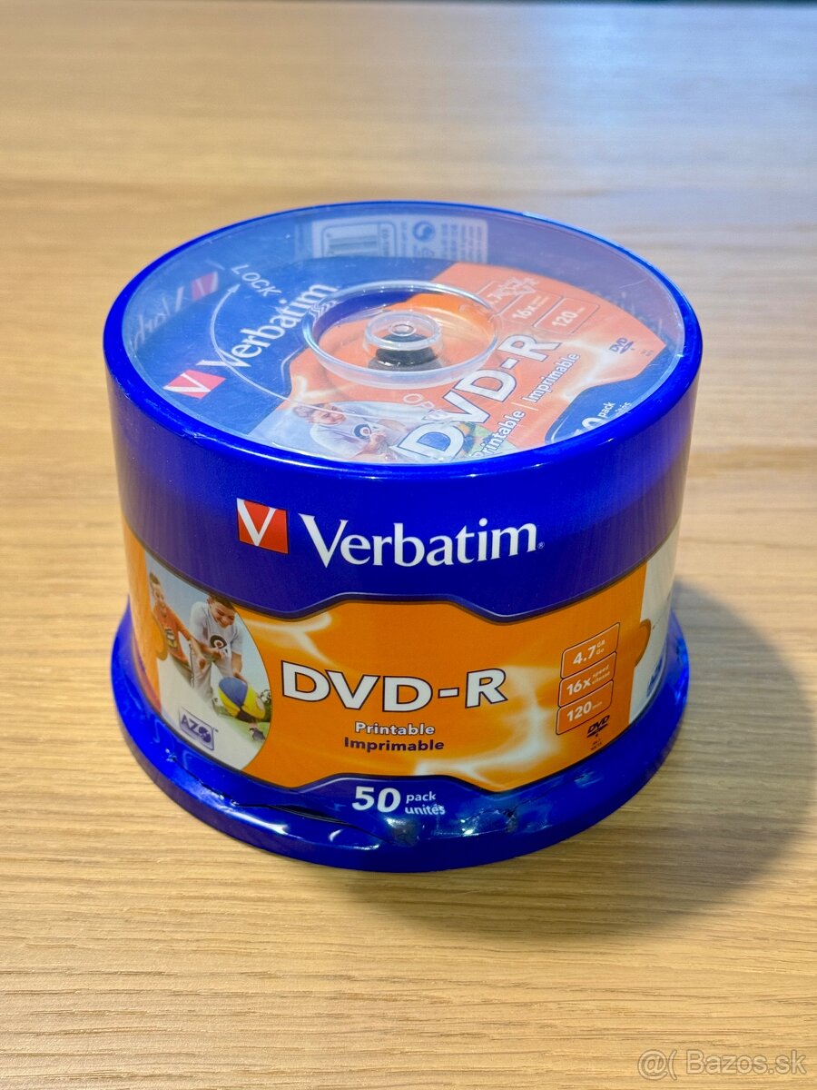 nove DVD nosice Verbatim HP Memorex