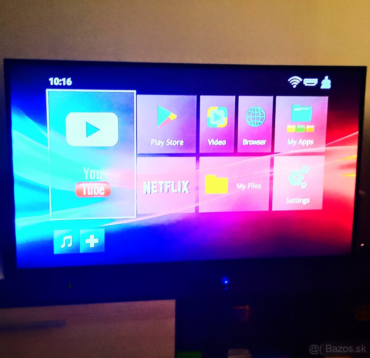 TV sencor +box internet