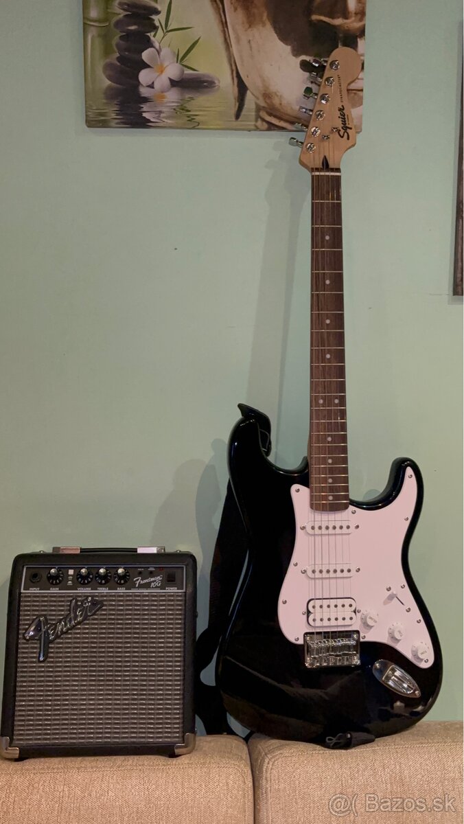 Fender gitara + kombo frontman 10g