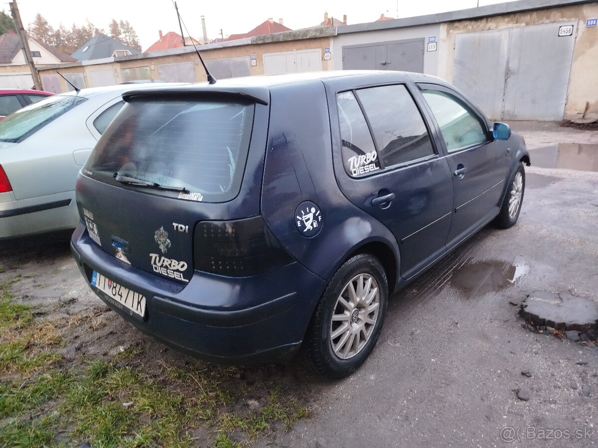 VW Golf 4, 1.9TDi 66kw r.v.1999