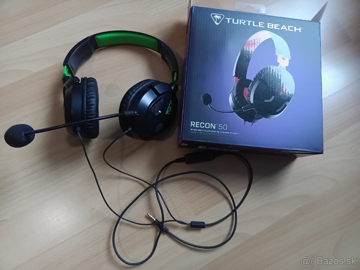 Herné slúchadlá značky Turtle Beach model Recon 50