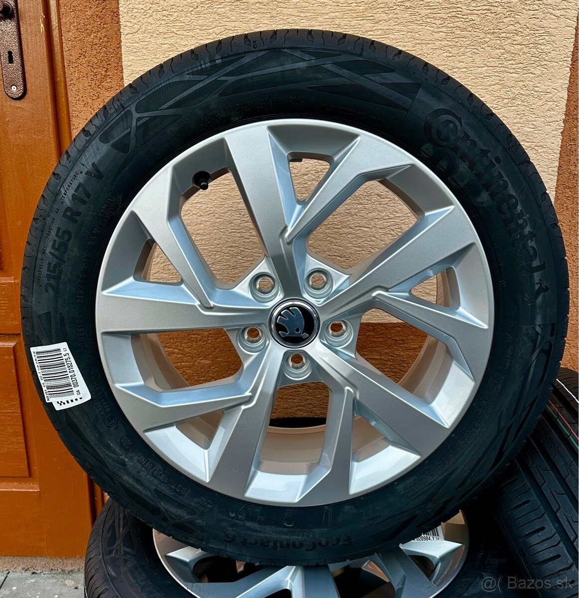 5x112 R17 7J ET45 originál + 215/55 R17 Continental (2024)