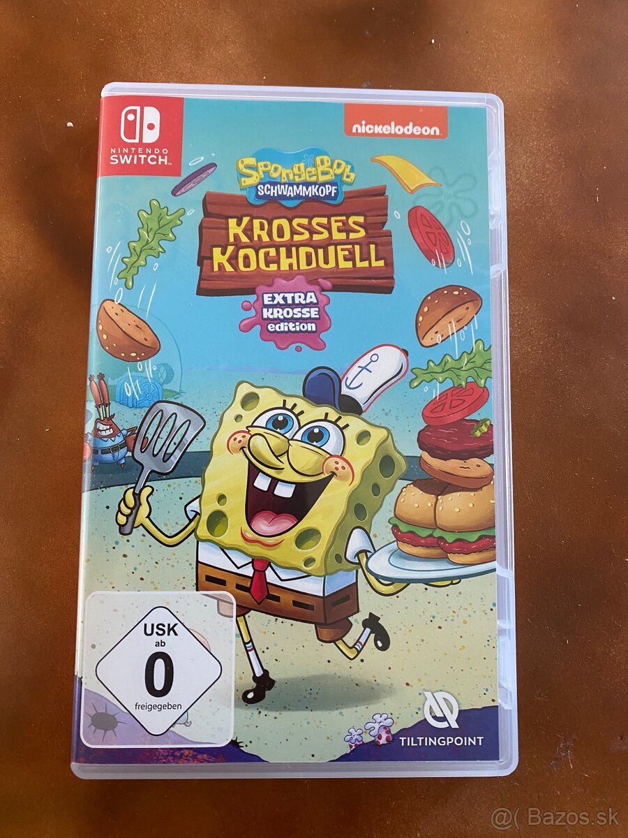 Nintendo switch hra spongebob aj vymena