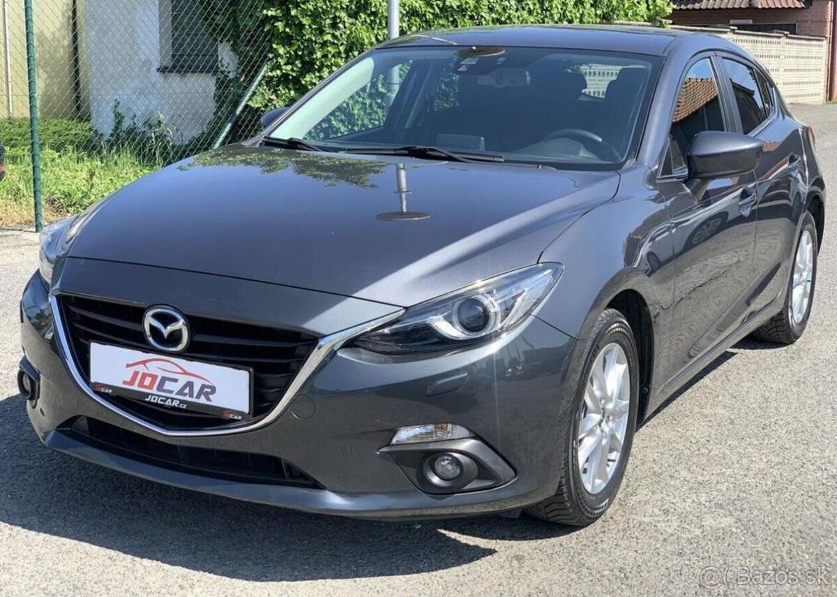 Mazda 3 1.5i KLIMA NAVI TEMPOMAT ALU benzín manuál 74 kw