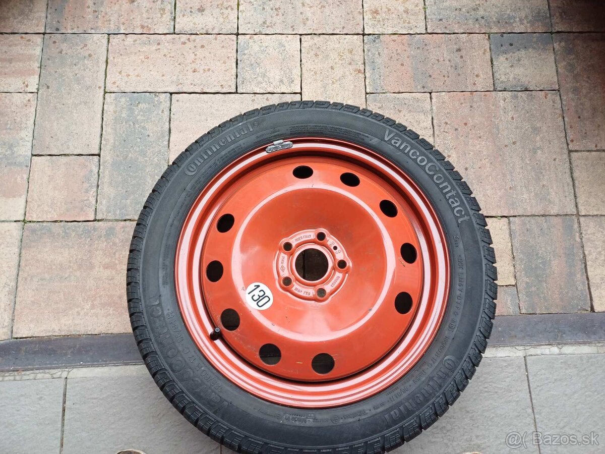 Rezervné koleso úzke  Renault - 5 1/2Jx17-ET-45-5x108x60,1mm