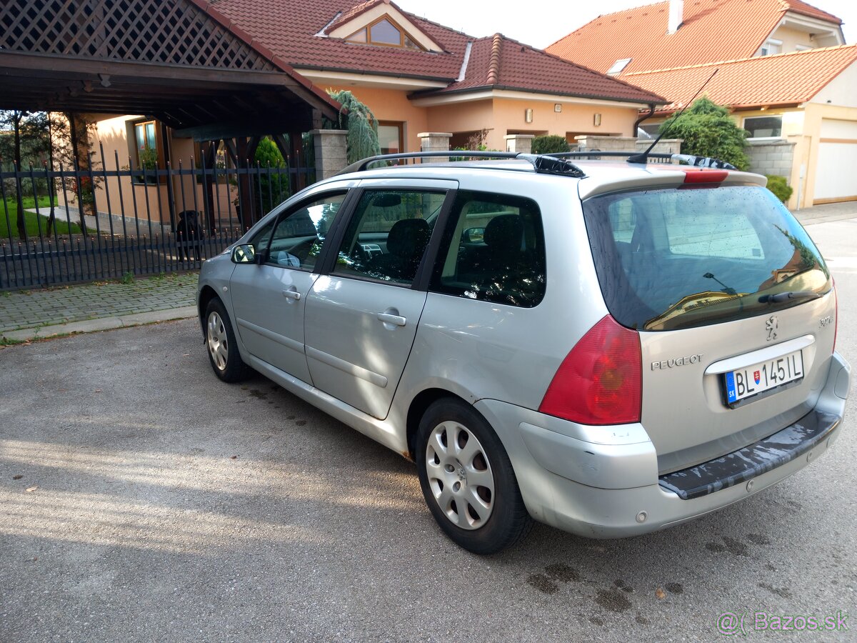 Predám Peugeot 307 1.6 HDi rv2005 80kw