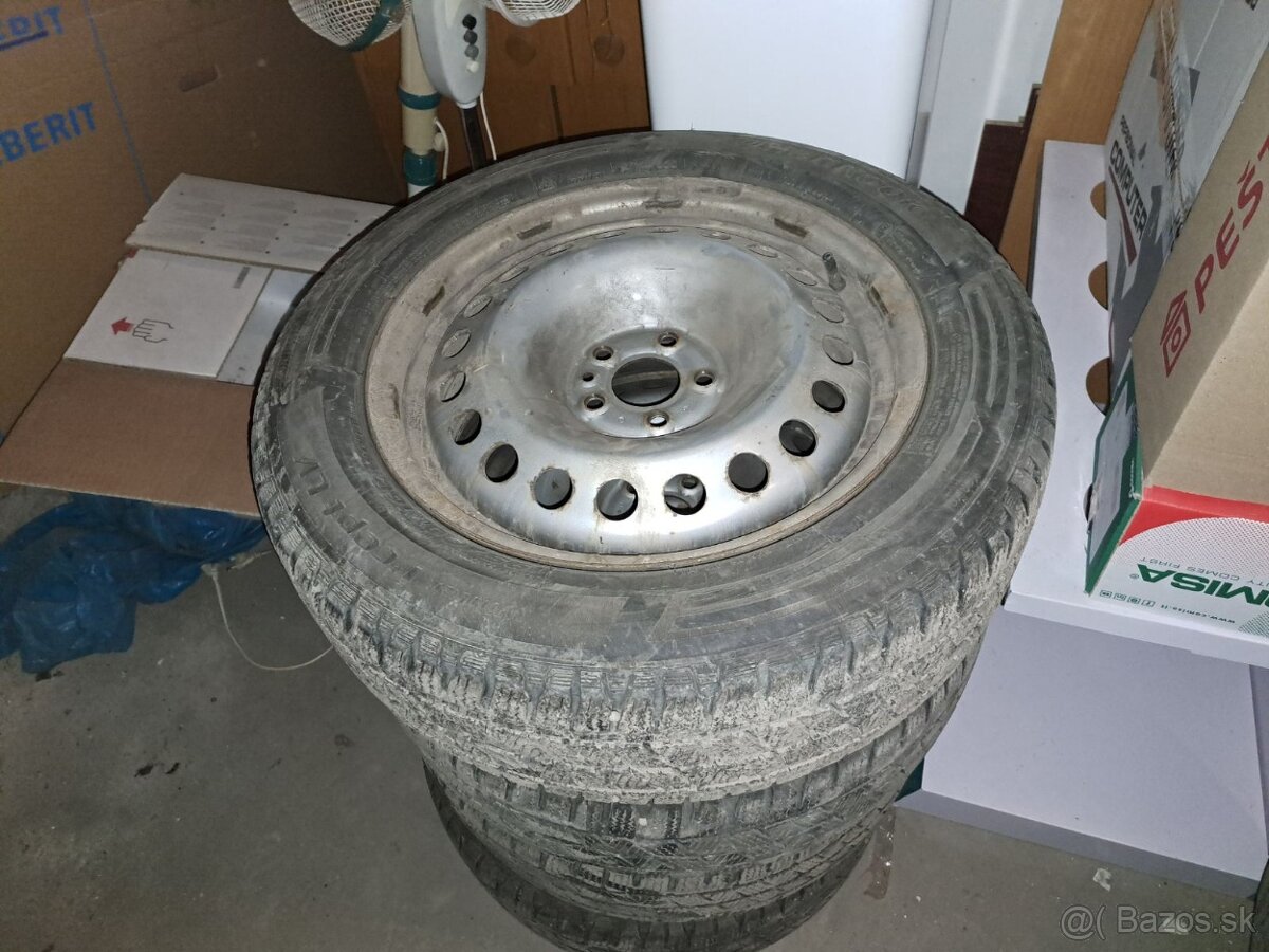 Zimne pneu 195/60 R16 s diskami FIAT DOBLO 2019