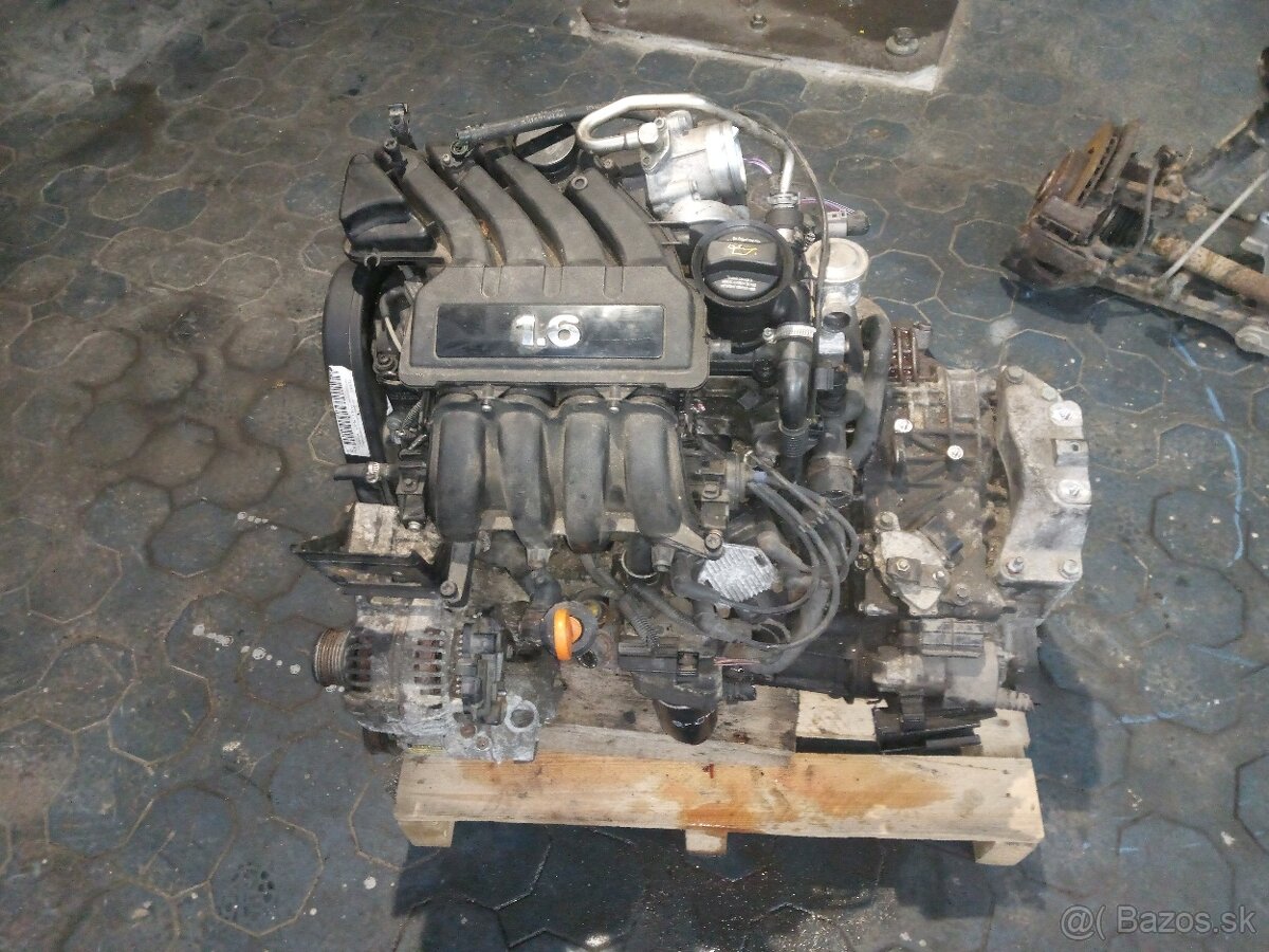 MOTOR  A PREVODOVKA  VW 1.6 75kw BGU