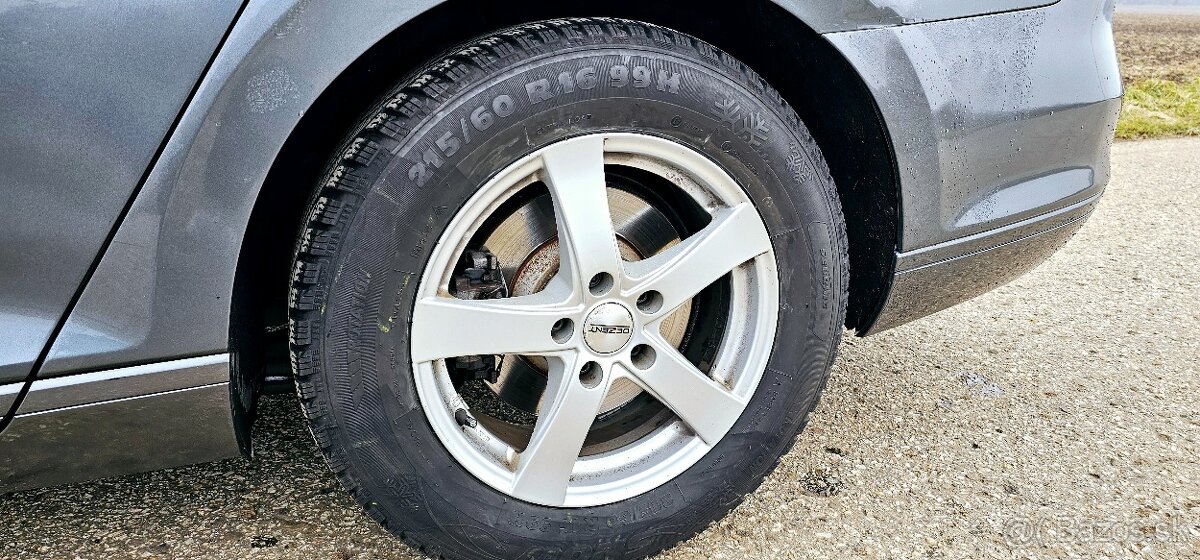 Predám elektróny 5x112 r16 so zimnými pneu 215/60 r16